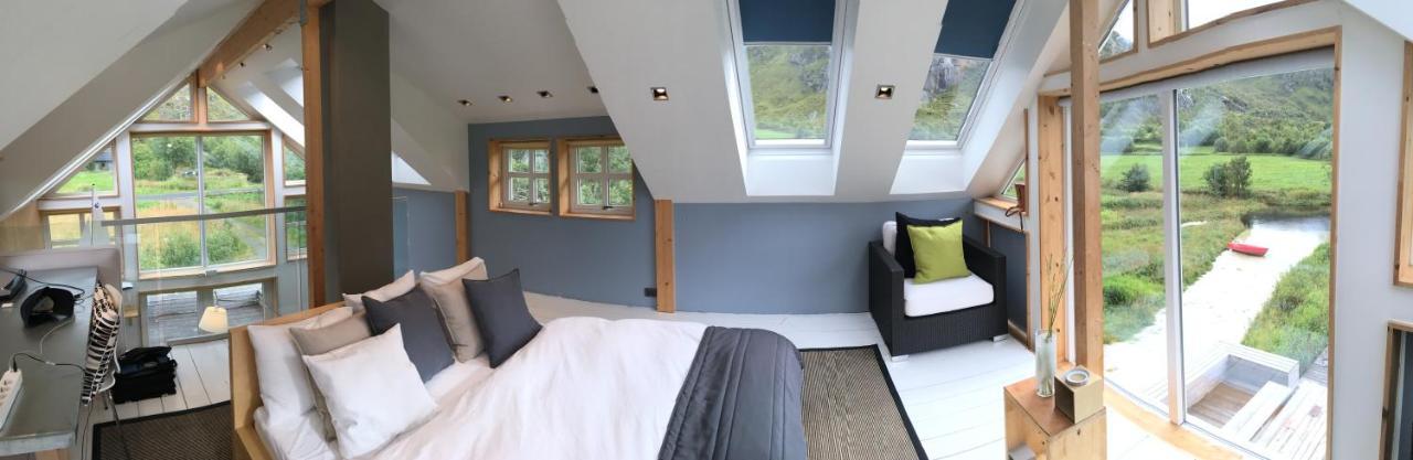 Lofoten Fjord Lodge Saupstad  المظهر الخارجي الصورة