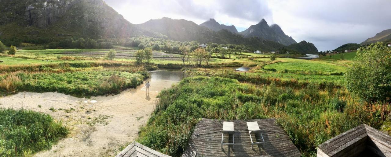 Lofoten Fjord Lodge Saupstad  المظهر الخارجي الصورة