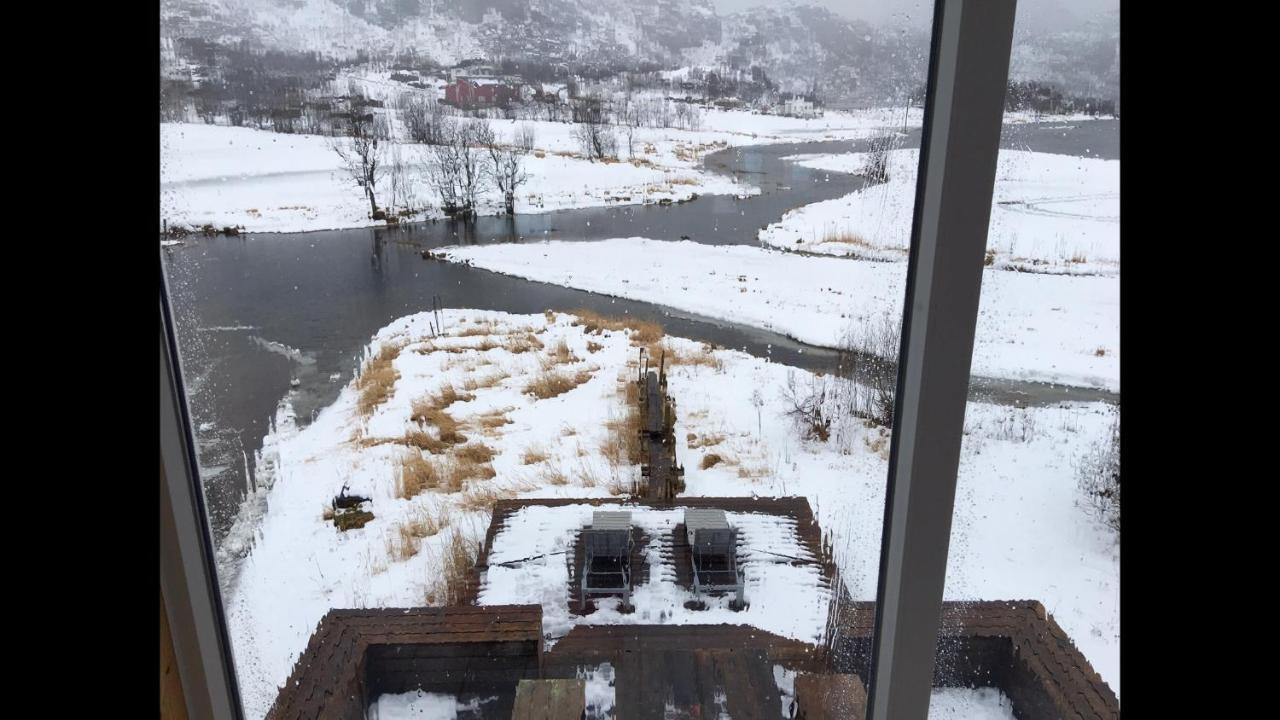 Lofoten Fjord Lodge Saupstad  المظهر الخارجي الصورة