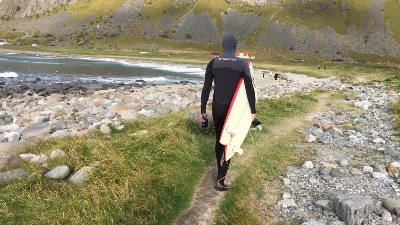 Lofoten Fjord Lodge Saupstad  المظهر الخارجي الصورة