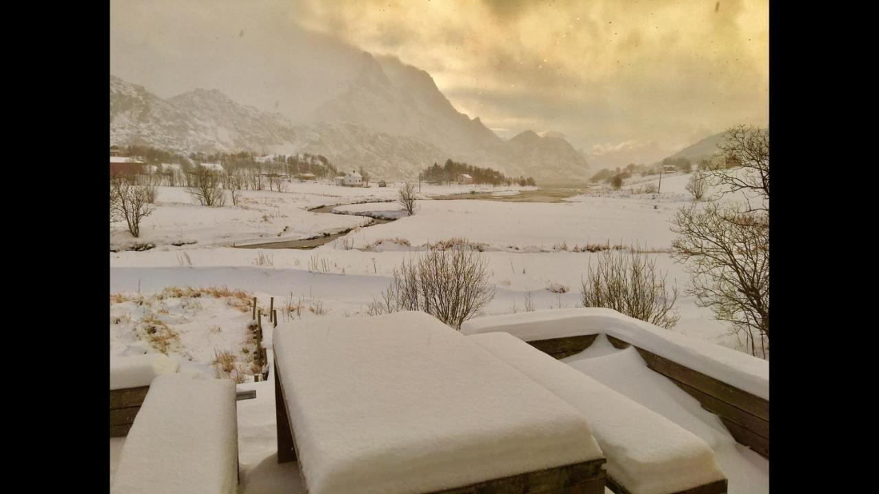 Lofoten Fjord Lodge Saupstad  المظهر الخارجي الصورة